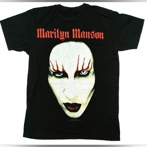 Vtg 2014 Marilyn Manson Tultex T-Shirt Size (M)